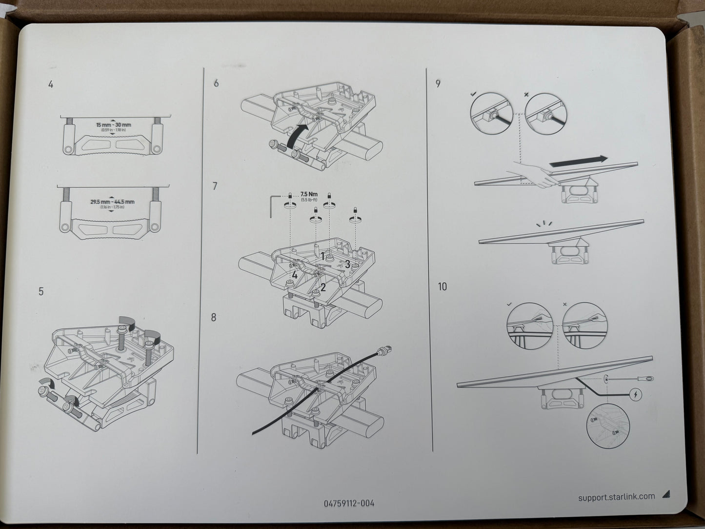 Starlink Standard Gen 3 (V4) Roof Rack Mount