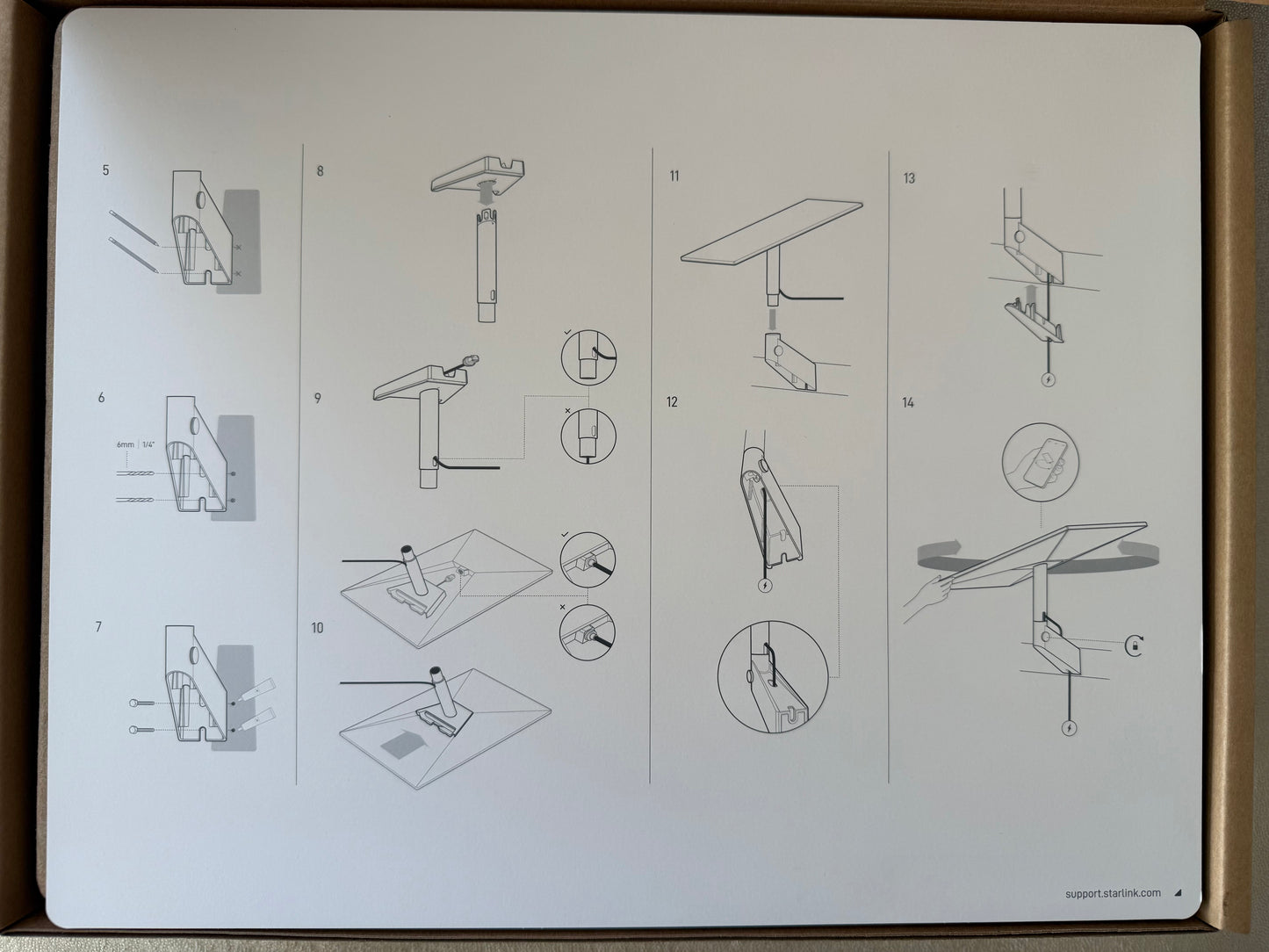 Starlink Standard Gen 3 (V4) Wall Mount