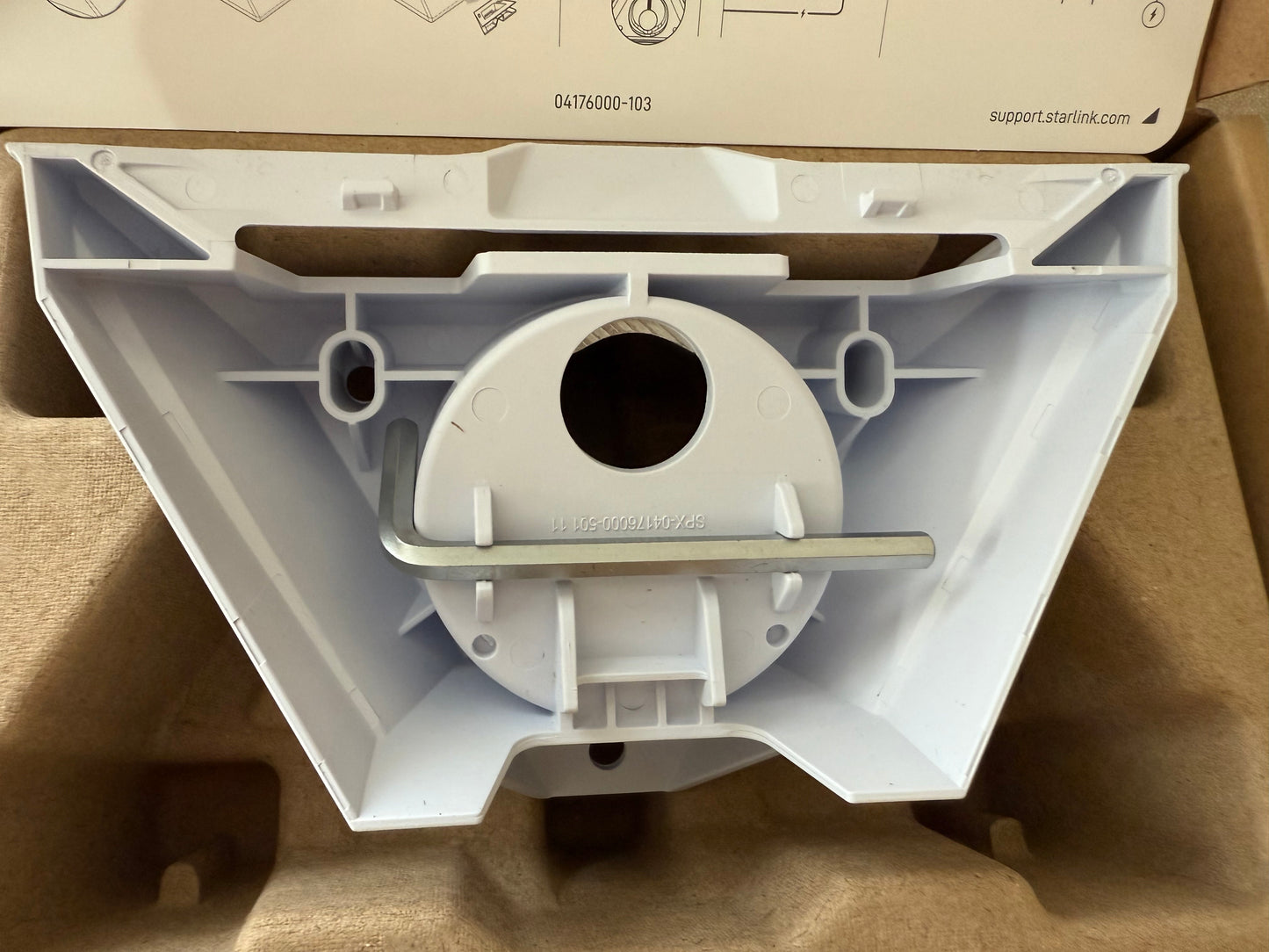Starlink Mini Pipe Adapter and Flat Mount