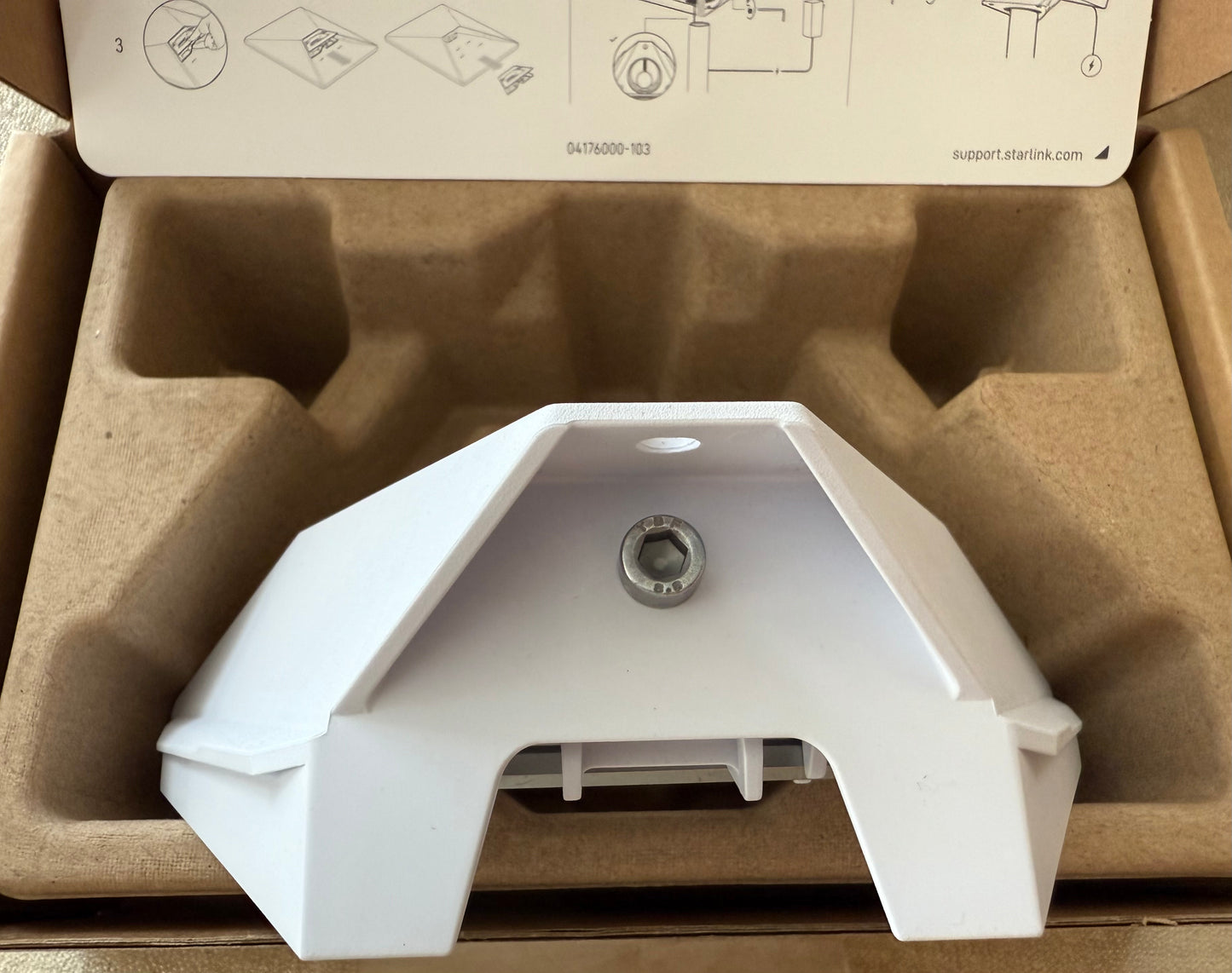 Starlink Mini Pipe Adapter and Flat Mount