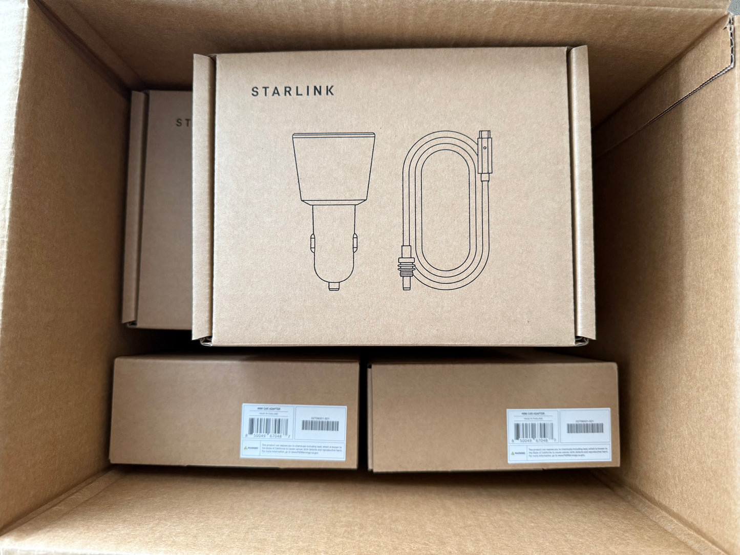 Starlink Mini Car Adapter + Starlink Mini 5 m USB-C Cable Kit