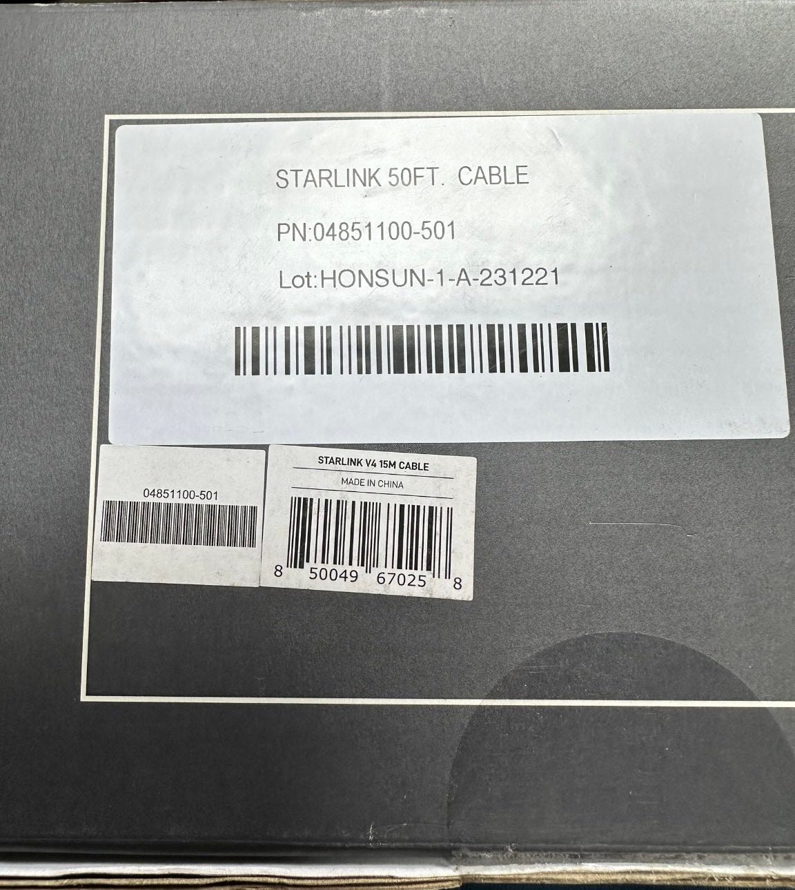 Starlink Standard Gen 3 (V4) 15m Cable