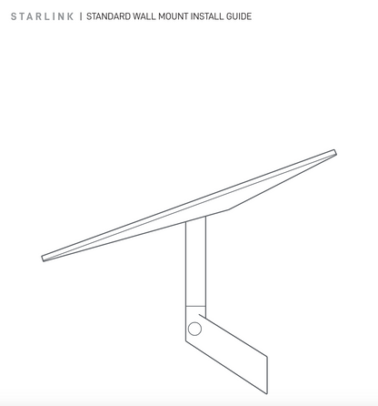 Starlink Standard Gen 3 (V4) Wall Mount