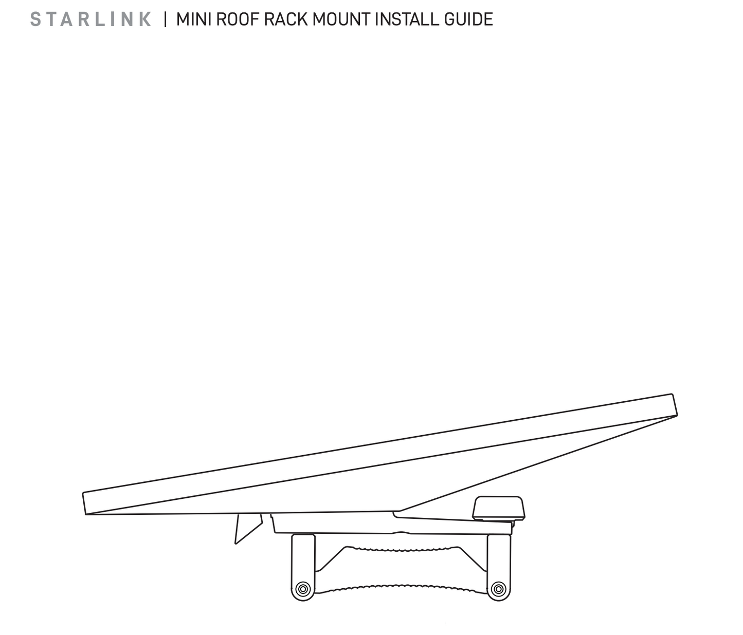 Starlink Mini Roof Rack Mount