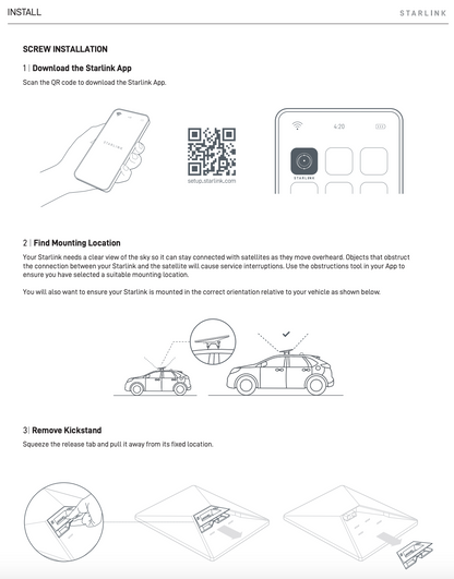 Starlink Mini Roof Rack Mount