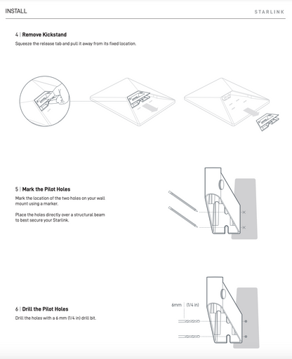 Starlink Mini Wall Mount