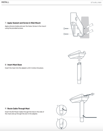 Starlink Mini Wall Mount