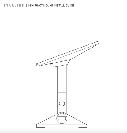 Soporte Pivotante Mini Starlink