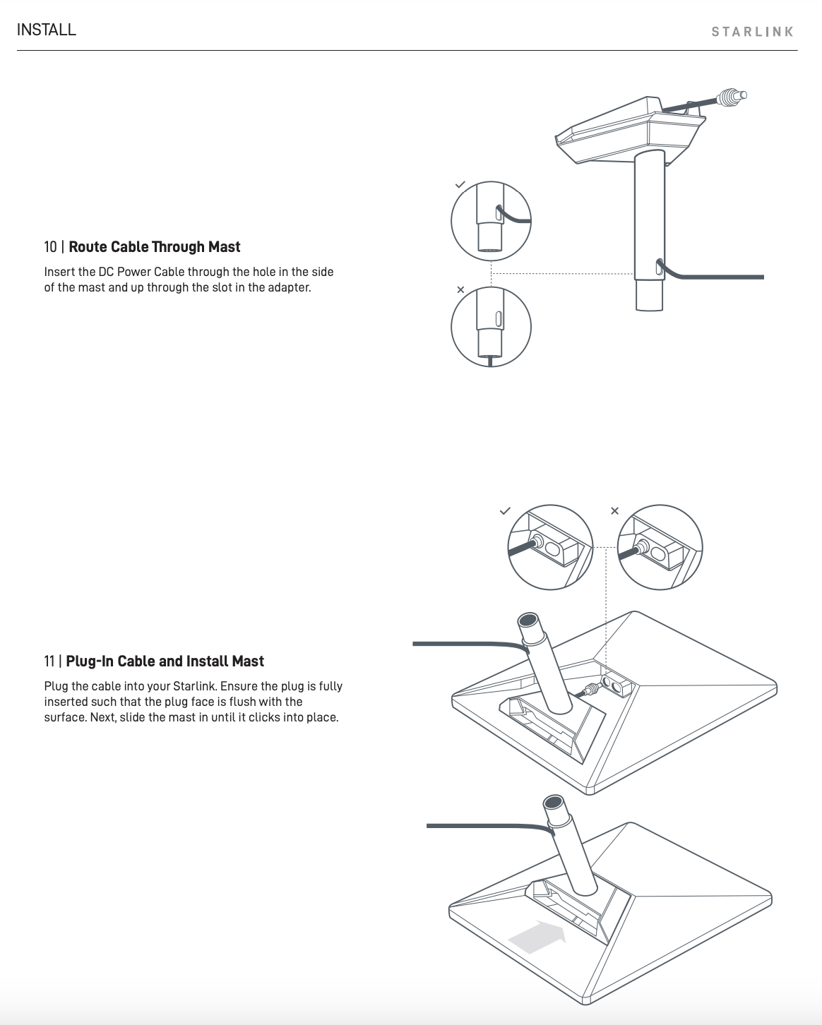 Starlink Mini Pivot Mount