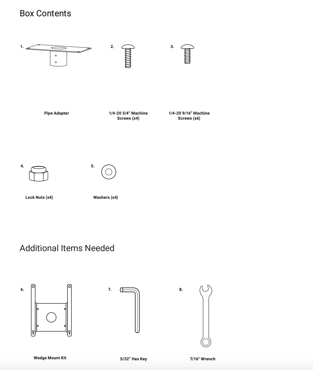 Starlink Flat High Performance Pipe Adapter