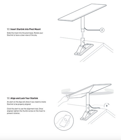 Starlink Standard Gen 3 (V4) Pivot Mount