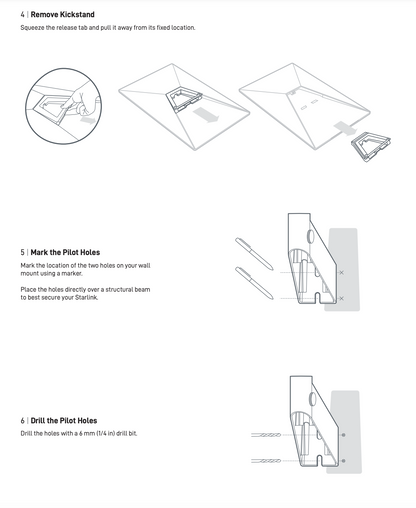 Starlink Standard Gen 3 (V4) Wall Mount