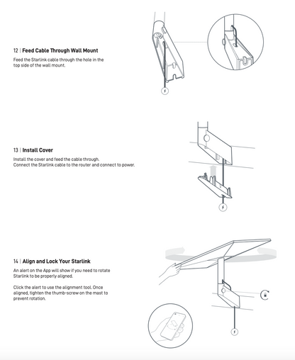 Starlink Standard Gen 3 (V4) Wall Mount