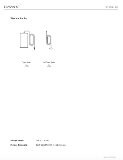 Starlink Standard DC-DC Power Supply (Gen 3 / V4 / 4X)