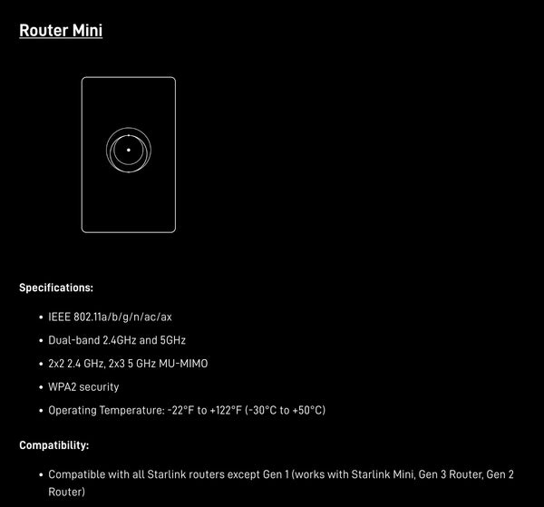 Starlink Router Mini – Finest Tech- Starlink Accessories